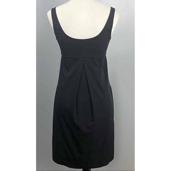 Diane Von Furstenberg DVF - sz 6 - Adelina Ruffle Front Tank Dress in Black - Picture 3 of 7